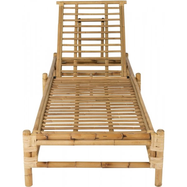 Bain de soleil en rotin - Gris/rotin Bain de soleil en rotin - Gris/rotin