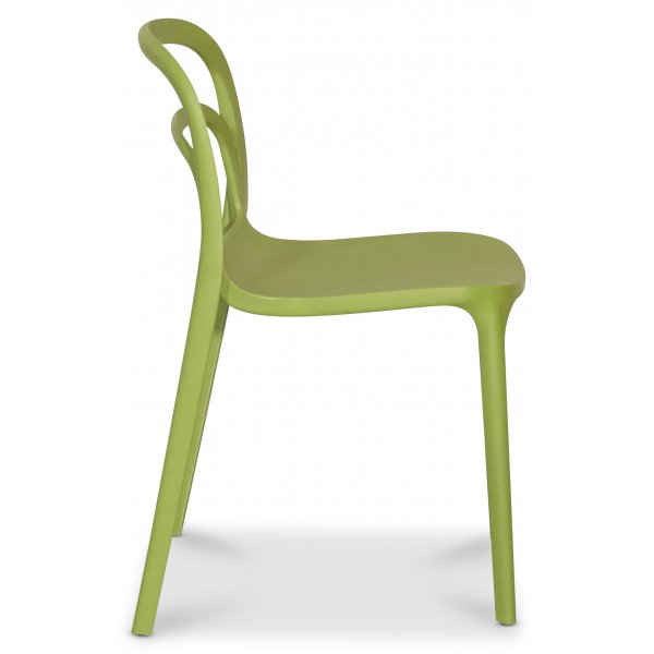 Nordan stapelbar matstol i plast - Grn