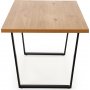 Gentofte matbord 160 cm - Ek/svart