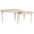 Kalmar soffbord set - Vitpigmenterad ekfaner