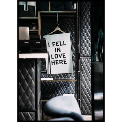 FELL IN LOVE - Poster 50x70 cm