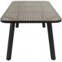 Paola matbord 200 x 100 cm - Svart/Sandbeige