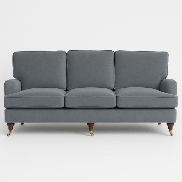 Howardsoffa Watford Deluxe 225 cm  Ljusgr