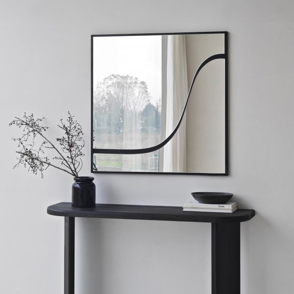 Miroir abstrait 2 - Noir Miroir abstrait 2 - Noir