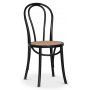 Skagen matgrupp; matbord 160/210x90 cm - Vit / brunoljad ek med 6 st Danderyd No.18 stolar Svarta