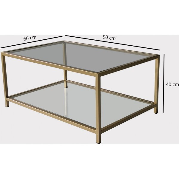 Table basse Astro 90 x 60 cm - Or Table basse Astro 90 x 60 cm - Or