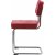 Chaise Aero en velours ctel rouge