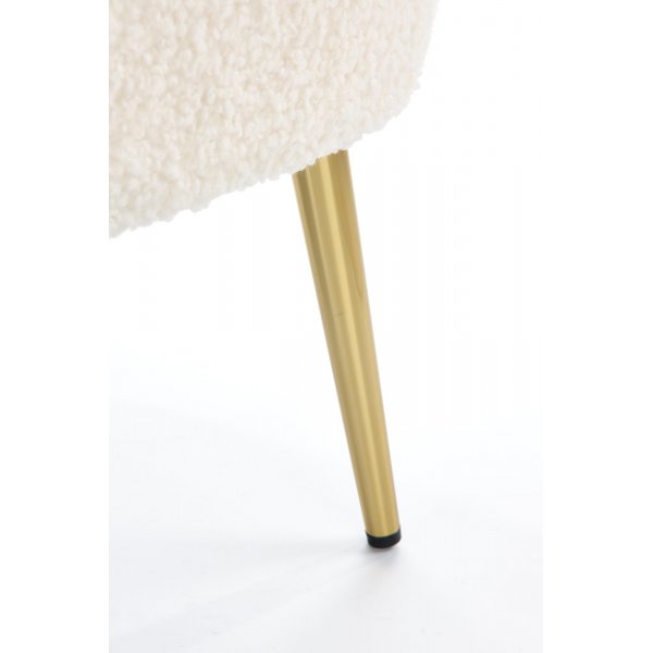 Bandera fåtölj - Gräddvit/guld Bandera fåtölj - Gräddvit/guld