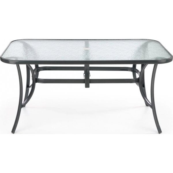 Antony utebord - Grå metall / Glas + Rengöring för möbler Antony utebord - Grå metall / Glas + Rengöring för möbler