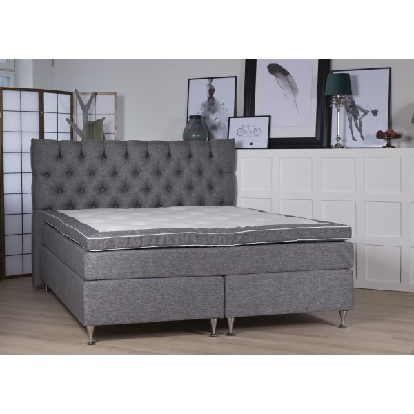 Kontinentalsng 180x200 cm med snggavel - Ebony