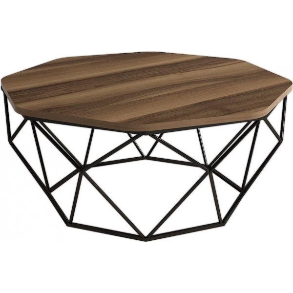 Table basse Diamond 90 x 90 cm - Noyer Table basse Diamond 90 x 90 cm - Noyer