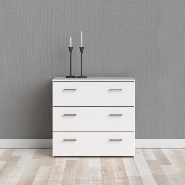 Space ladekast met 3 lades - Wit Space ladekast met 3 lades - Wit