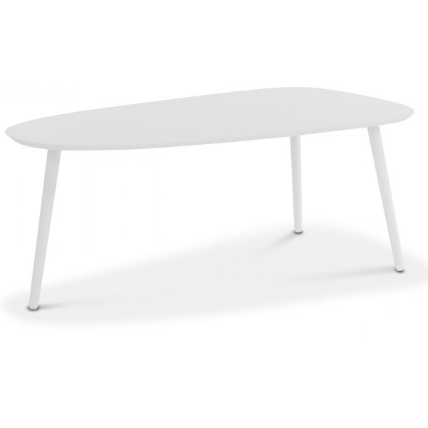 Beat droppformat soffbord 120 cm - Vit