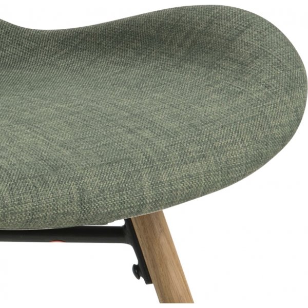 Chaise de salle  manger Batilda - Vert/chne