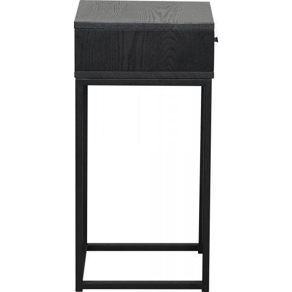 Regal sängbord - Svartlackad askfanér Regal sängbord - Svartlackad askfanér