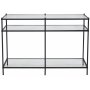 Tiffany Inca Avlastningsbord 107 x 38 cm - Svart + Textilskydd fr mbler