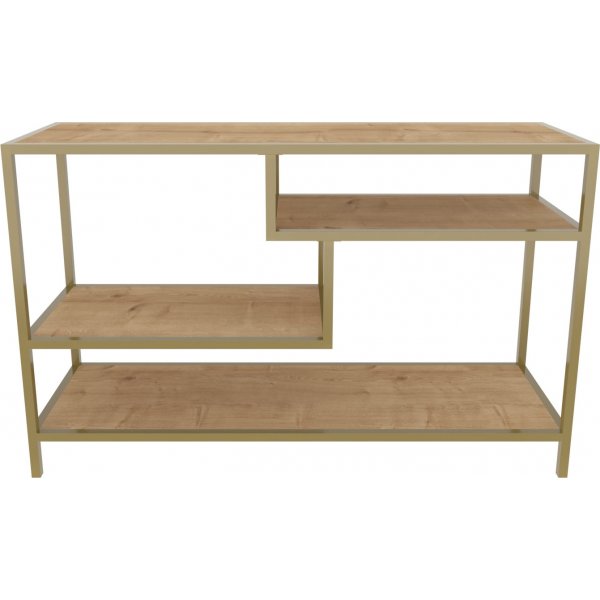 Banc média Robbins - Doré/chêne Banc média Robbins - Doré/chêne