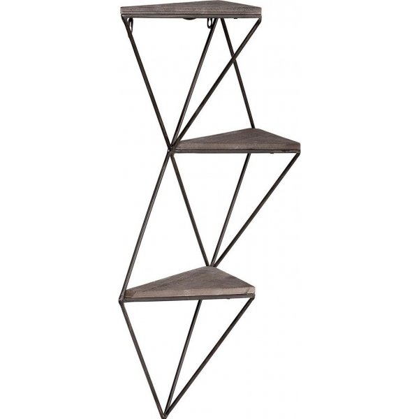 Walter wandplank 44 - Walnoot/zwart