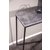 Addison avlastningsbord 110 x 30 cm - Vit/betongimitation