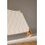 Rike loungestol - Cream PU/teak