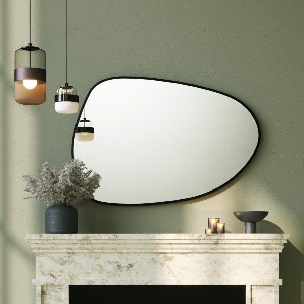 Aqua Soho spegel - Transparent