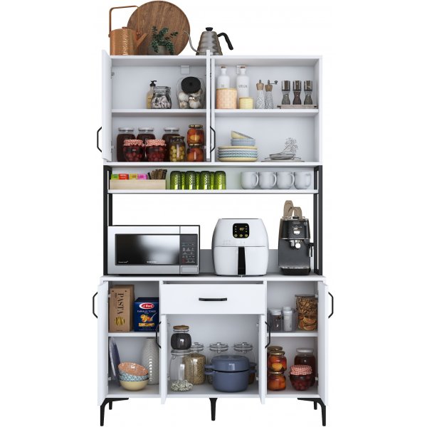 Armoire Jericho 128 - Blanc Armoire Jericho 128 - Blanc