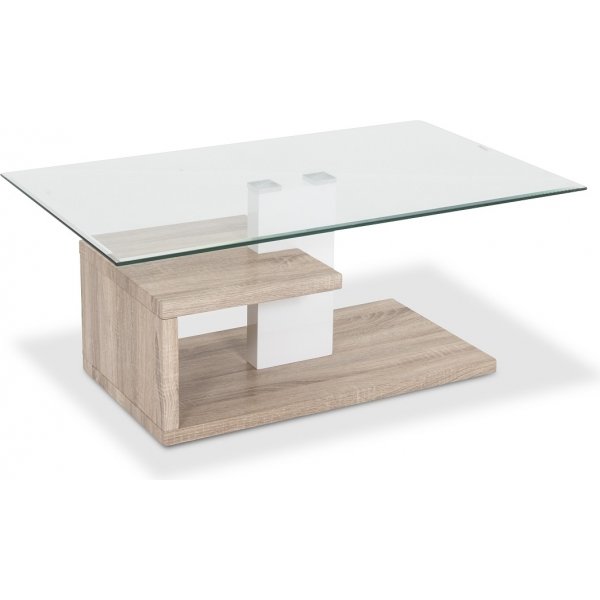 Smaragd soffbord 99,7 x 59,7 cm - Glas / Fanr