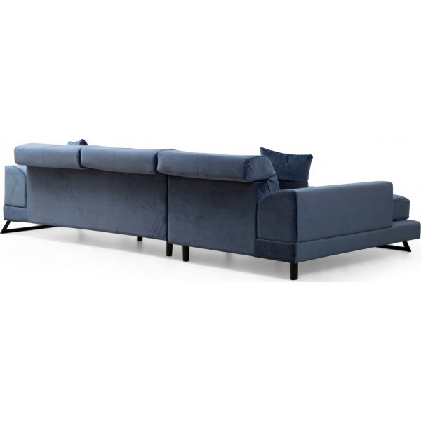 Canapé divan Frido gauche - Bleu Canapé divan Frido gauche - Bleu