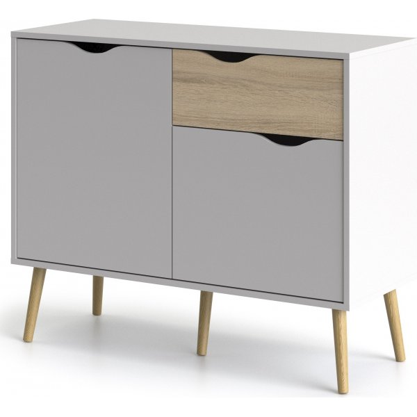 Oslo skåp - Vit/ek Oslo skåp - Vit/ek