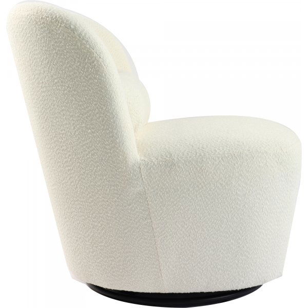 Snurrbar 360� f�t�lj - Beige teddy