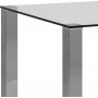 Kante matbord 140 cm - Krom
