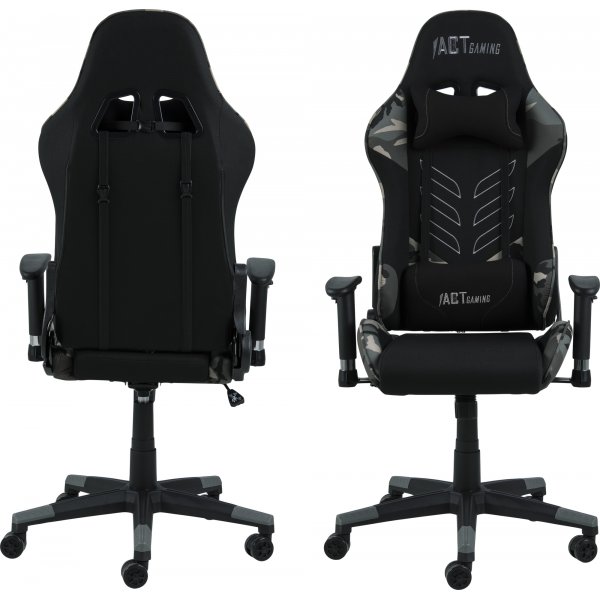 Alpha gamingstol - Svart/grå Alpha gamingstol - Svart/grå