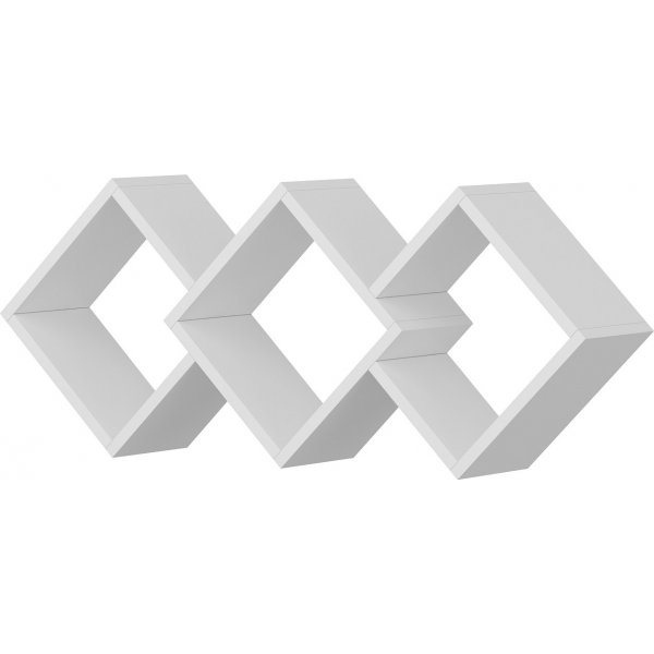 Galaxy wandplank Wit Galaxy wandplank Wit