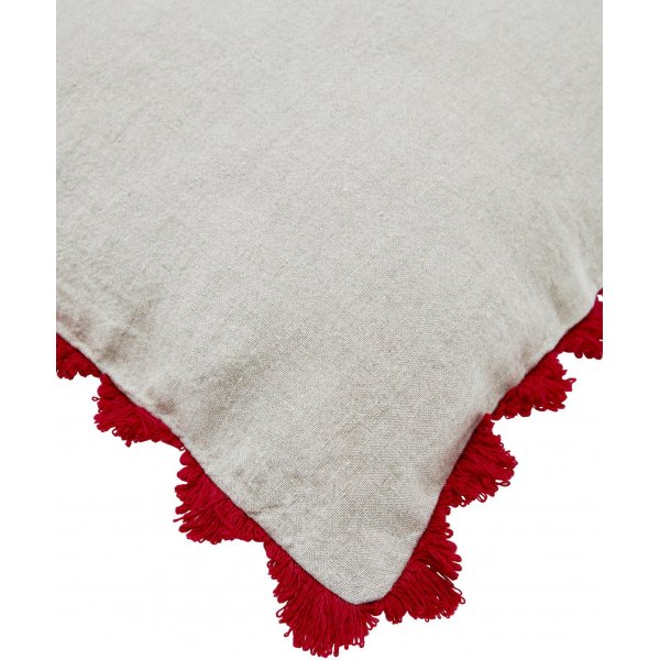 Ida kussenhoes 40 x 60 cm - Rood