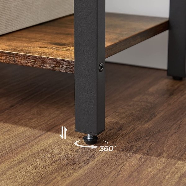 Bibliothque Petter 66 x 120 cm - Marron/noir