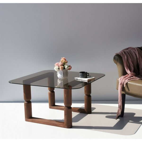 Stoa soffbord 80 x 80 cm - Brons Stoa soffbord 80 x 80 cm - Brons