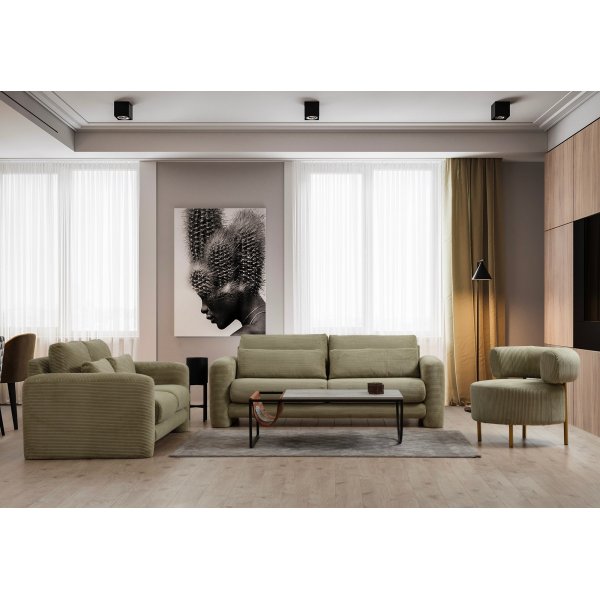 Suzy 3-zitsbank - Groen Suzy 3-zitsbank - Groen