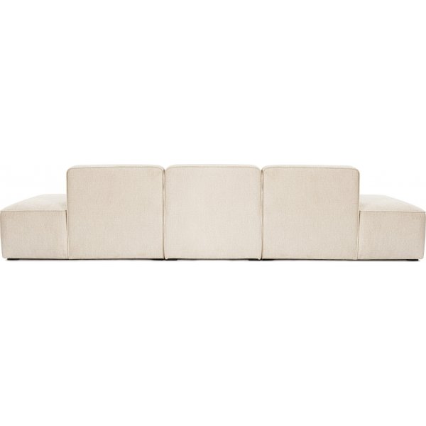 More 3-sits soffa med ppna avslut - Cream