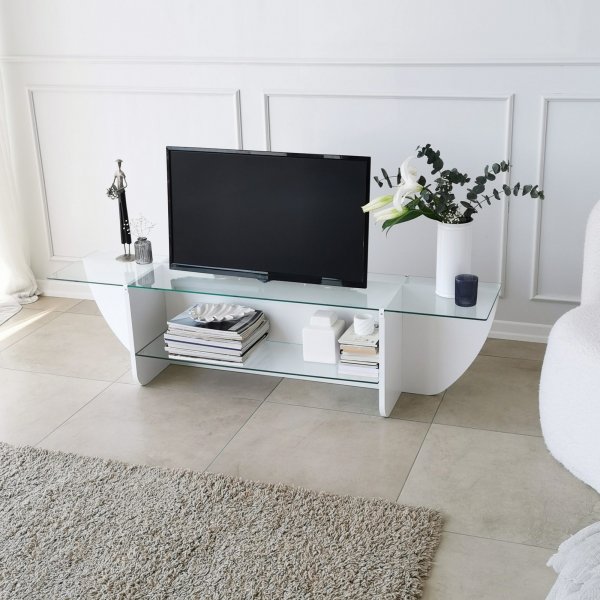 Lily TV-bänk - Vit Lily TV-bänk - Vit