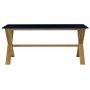 Artic matbord 220 cm i ek / Svart + Flckborttagare fr mbler