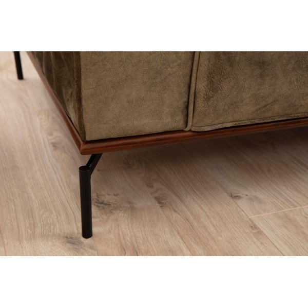 Siesta Capitone 3-sits soffa - Brun Siesta Capitone 3-sits soffa - Brun