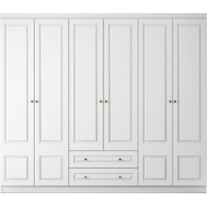 Armoire Inci 210 x 50 x 210 cm - Blanc