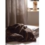 Luna plaid 120 x 150 cm - Donkere nougat