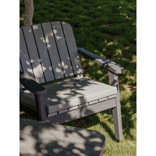 Silva tuinstoel - Antraciet/grafiet