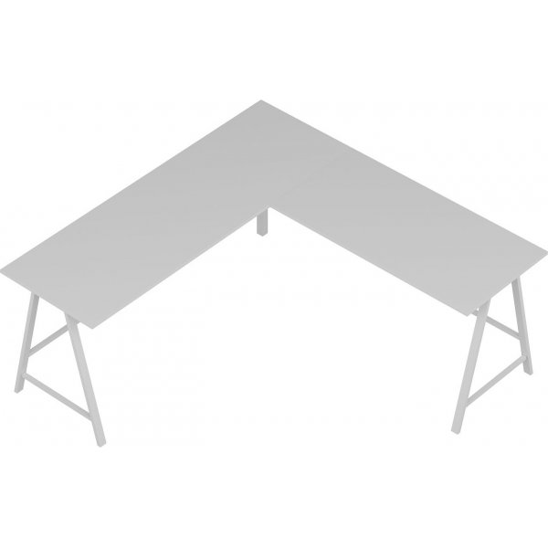 Team hörnskrivbord 180 x 60 cm - Vit Team hörnskrivbord 180 x 60 cm - Vit