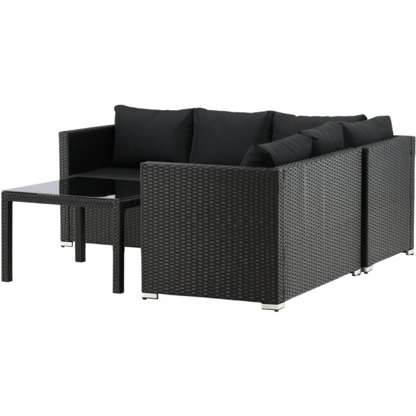 Kuba hörnsoffgrupp - Svart Kuba hörnsoffgrupp - Svart