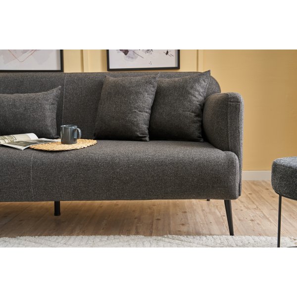 Canapé 3 places Revos - Anthracite Canapé 3 places Revos - Anthracite