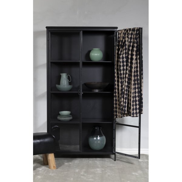 Industry vitrinskp i metall - Metall / Glas