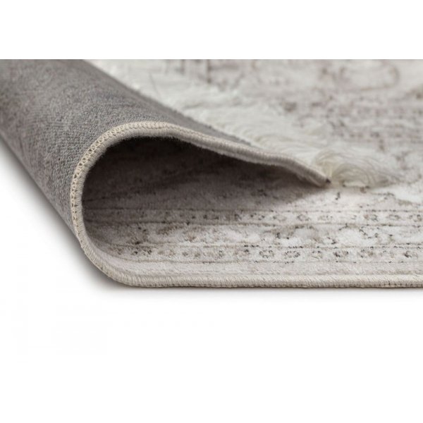 Viskosmatta Casablanca Kashan - Silver Viskosmatta Casablanca Kashan - Silver