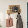 Lumina kleerhanger - Antraciet/eiken